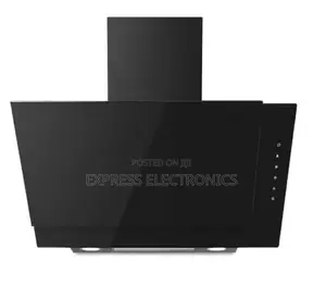 Ultra Midea 90cm Angled Cooker Hood W/ Black Tempered Glass