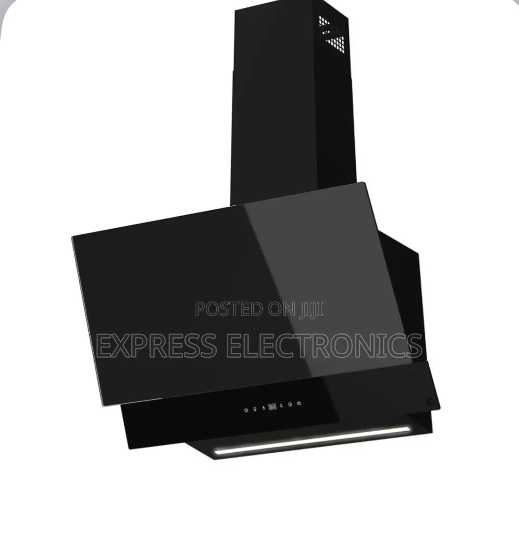 Best Buy Midea 90cm Angled Cooker Hood W/ Black Tempered Glass