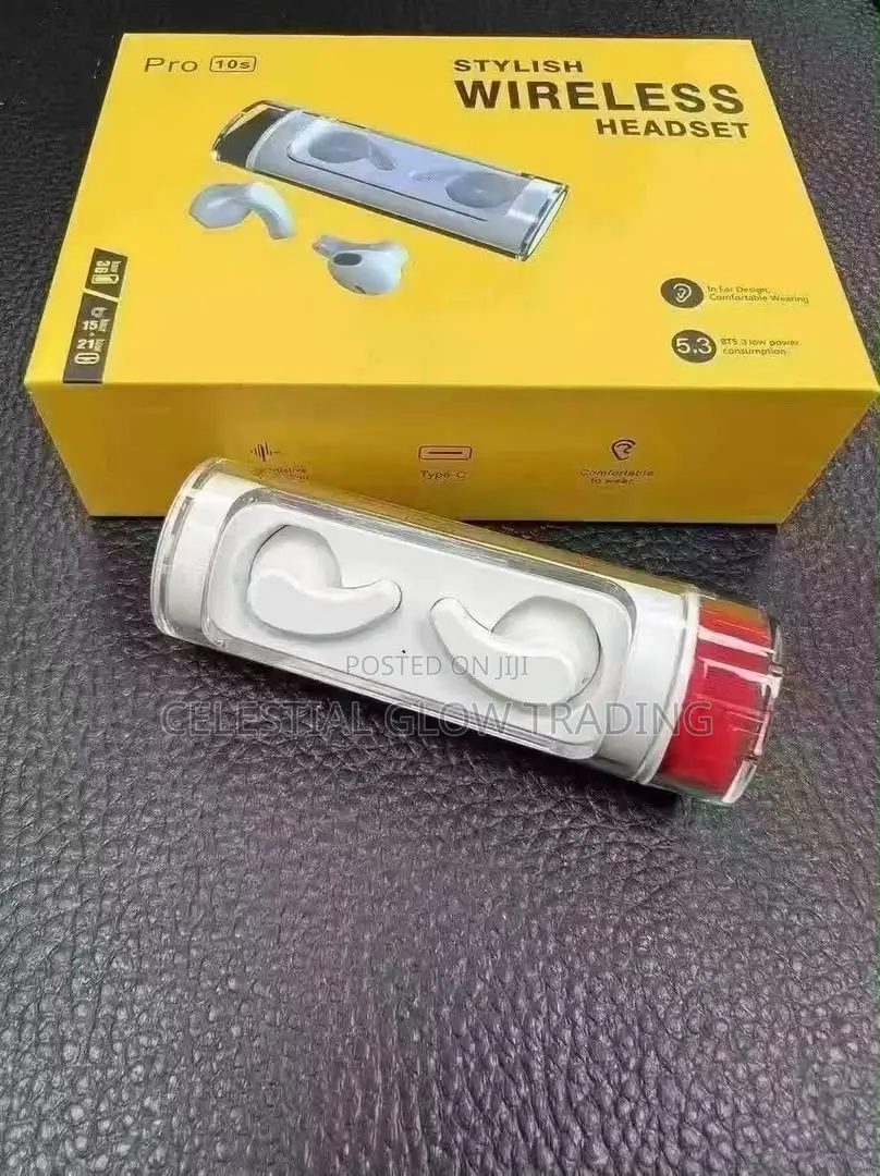 New Pro10S Bluetooth Headset – Wireless Mini Sports Earbuds,