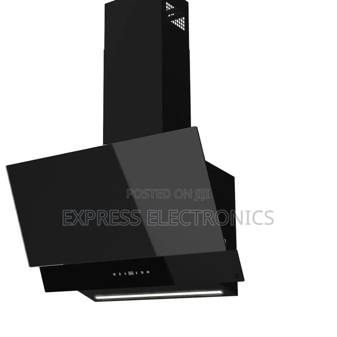 Place Your Midea 90cm Angled Cooker Hood W/ Black Tempered Glass