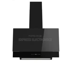 Place Your Midea 90cm Angled Cooker Hood W/ Black Tempered Glass