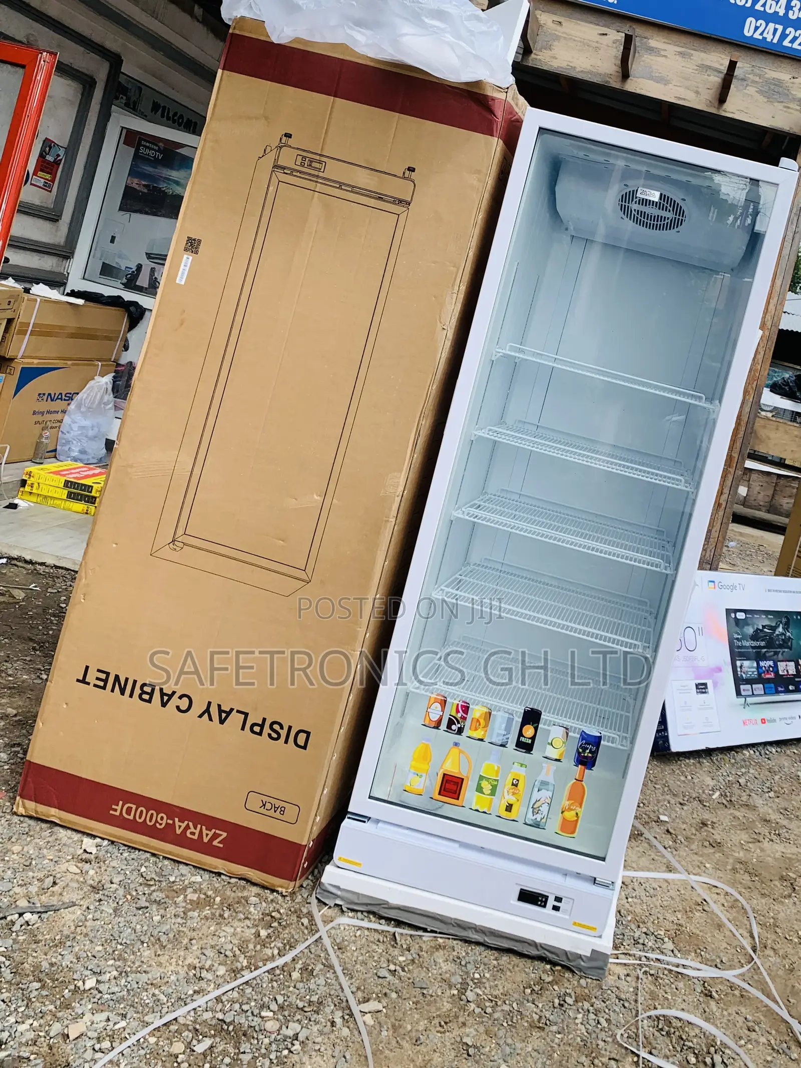 Choose Perfect Singledoor Zara-600dfg Display Fridge 591Ltr