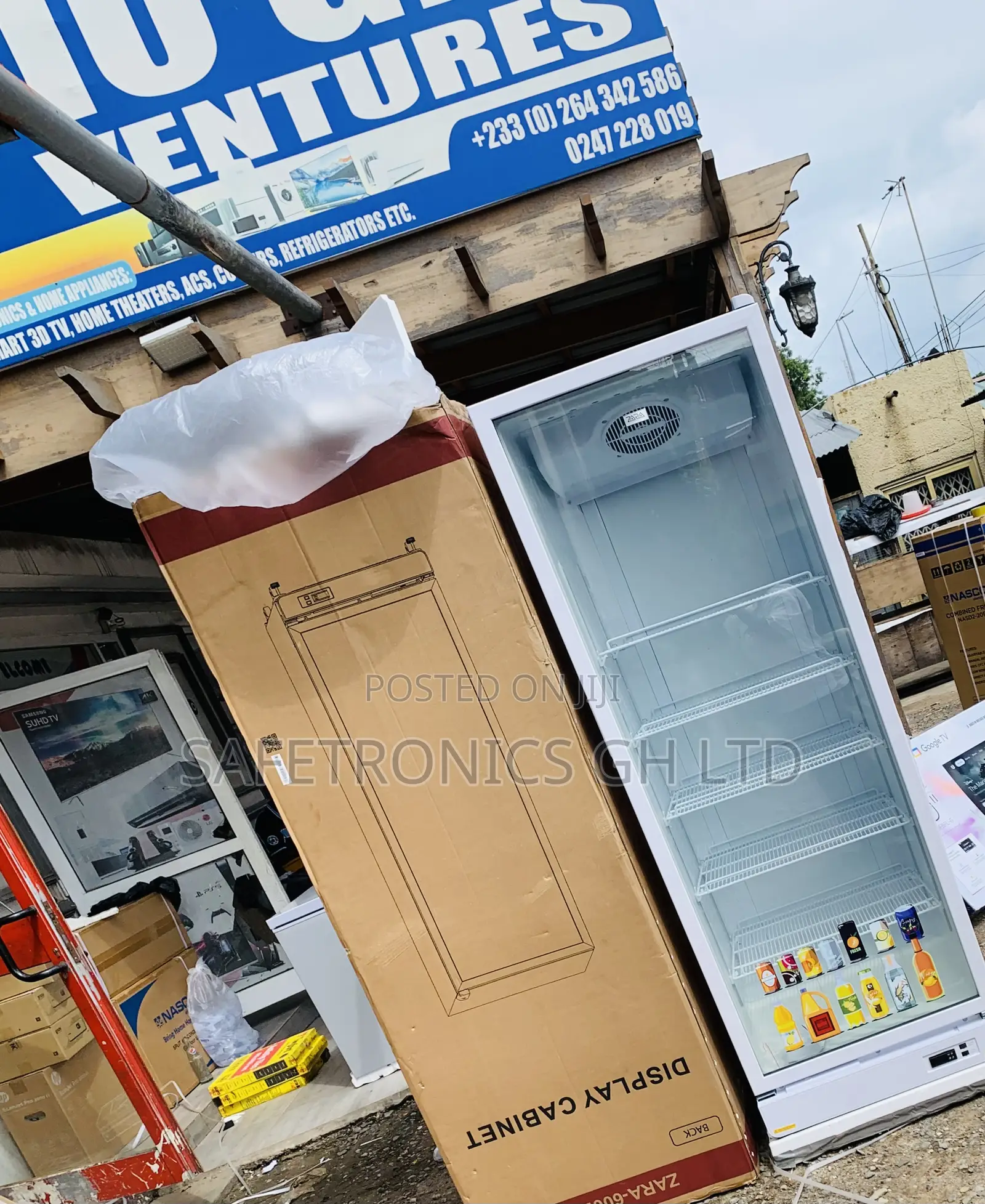 Quality Singledoor Zara-600dfg Display Fridge 591Ltr
