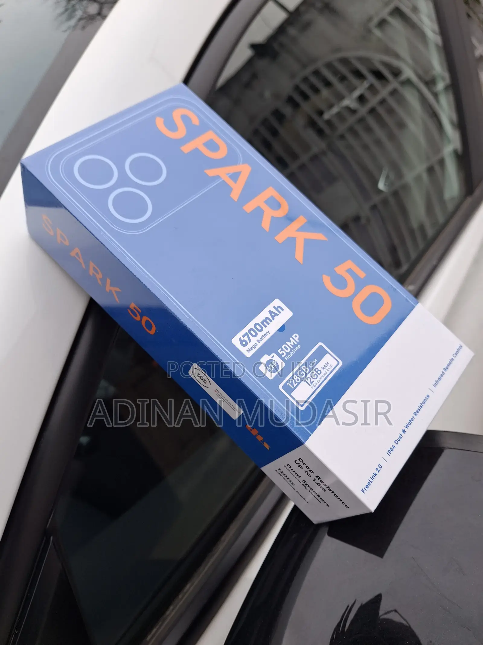 New Tecno Spark 50 128 GB Black