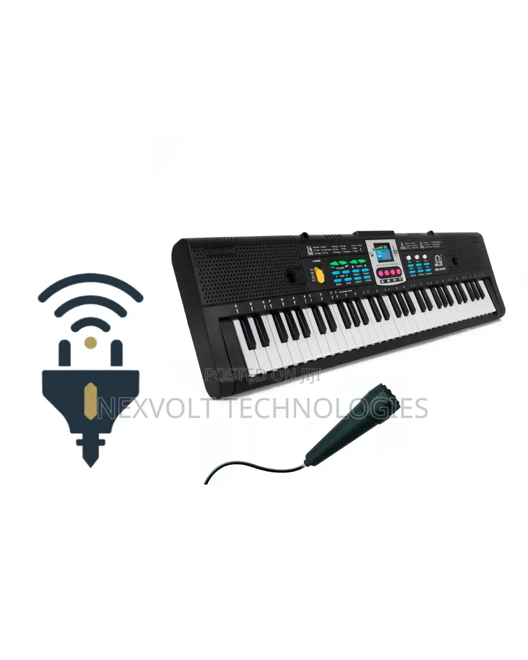61 Key Multifunctional Electronic Piano Keyboard