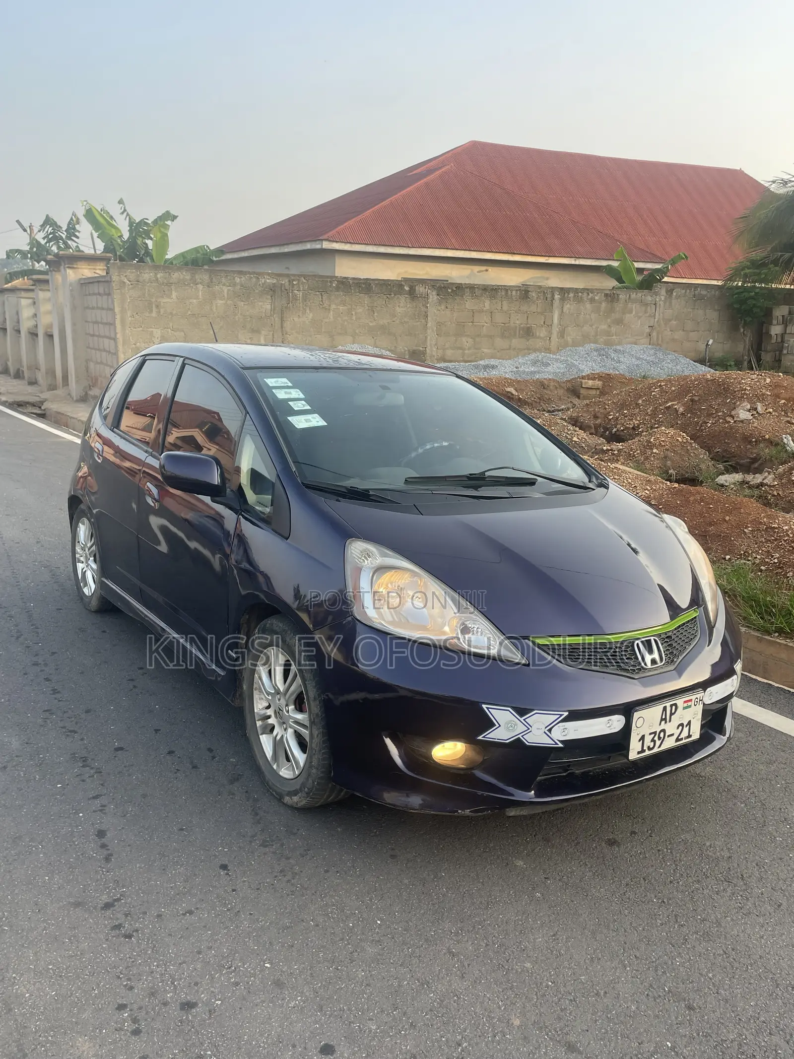 Honda Fit 2013 Matt Black