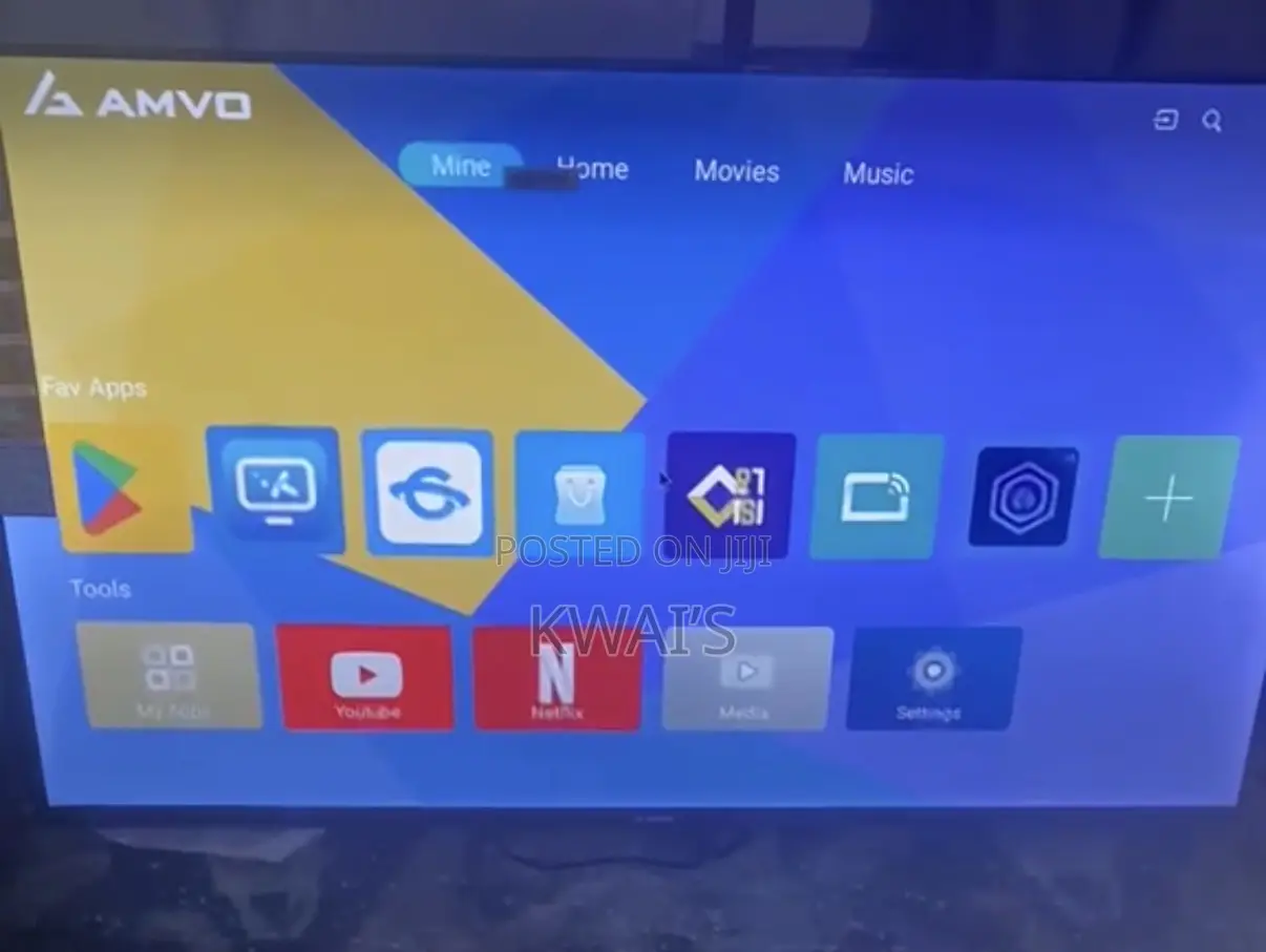 Amvo Smart Android TV 43 Frameless
