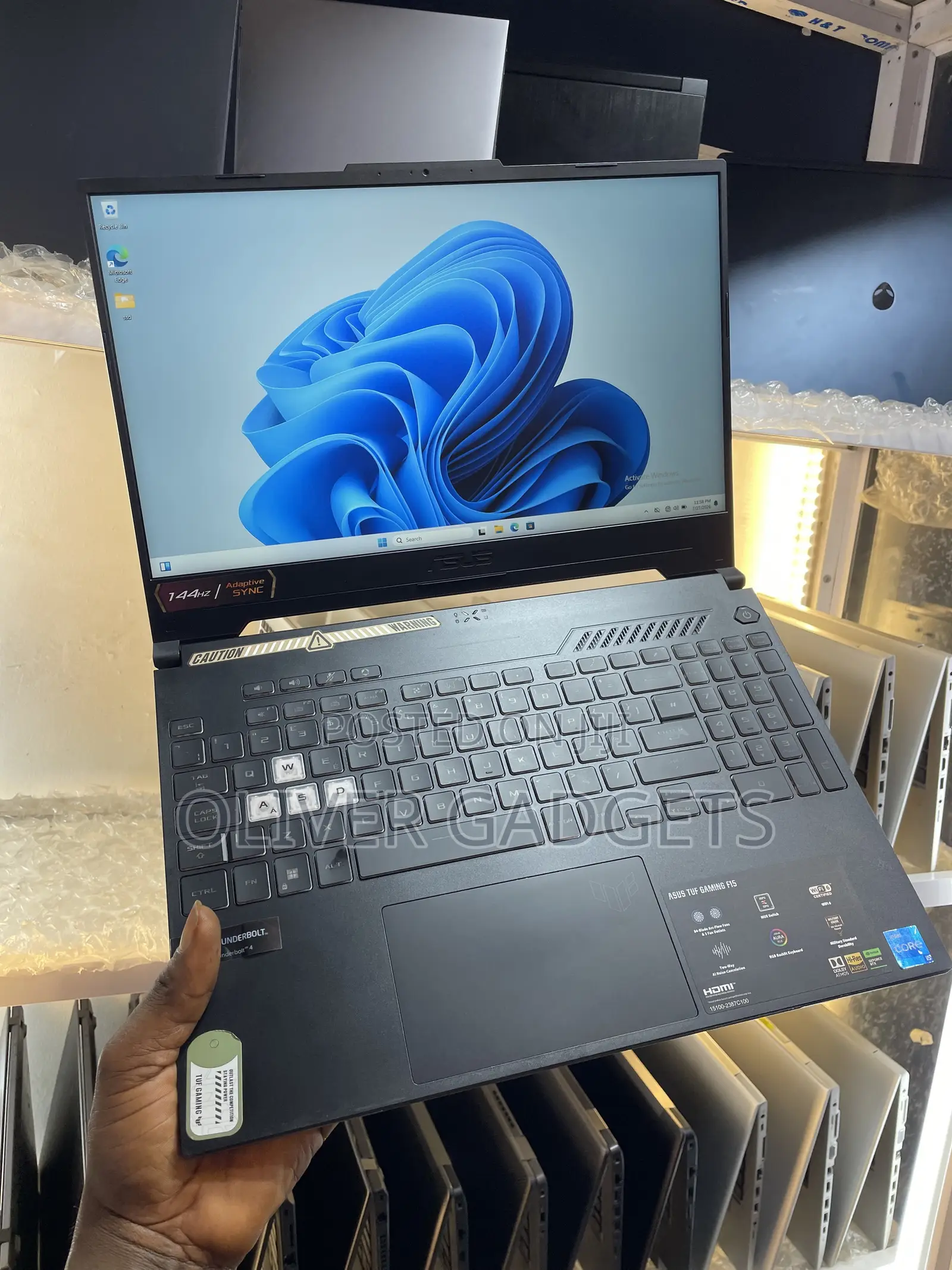Laptop Asus TUF Gaming F15 16GB Intel Core i5 SSD 512GB