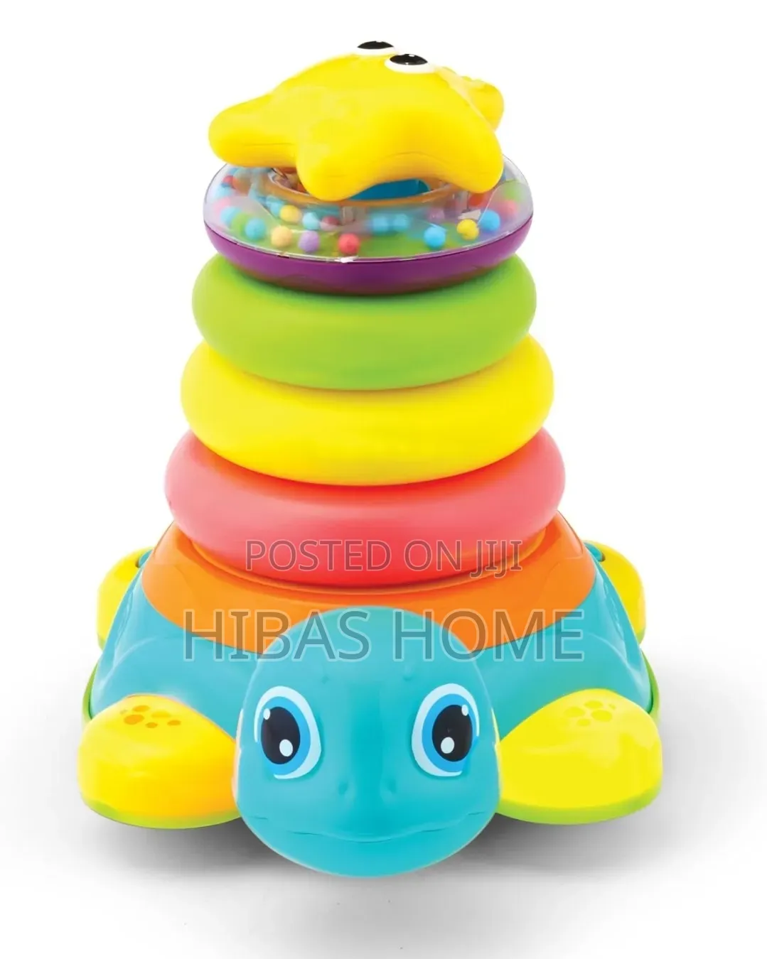 2in1 Bump Go Crawling Stackable Turtle Light Sound 6-12months