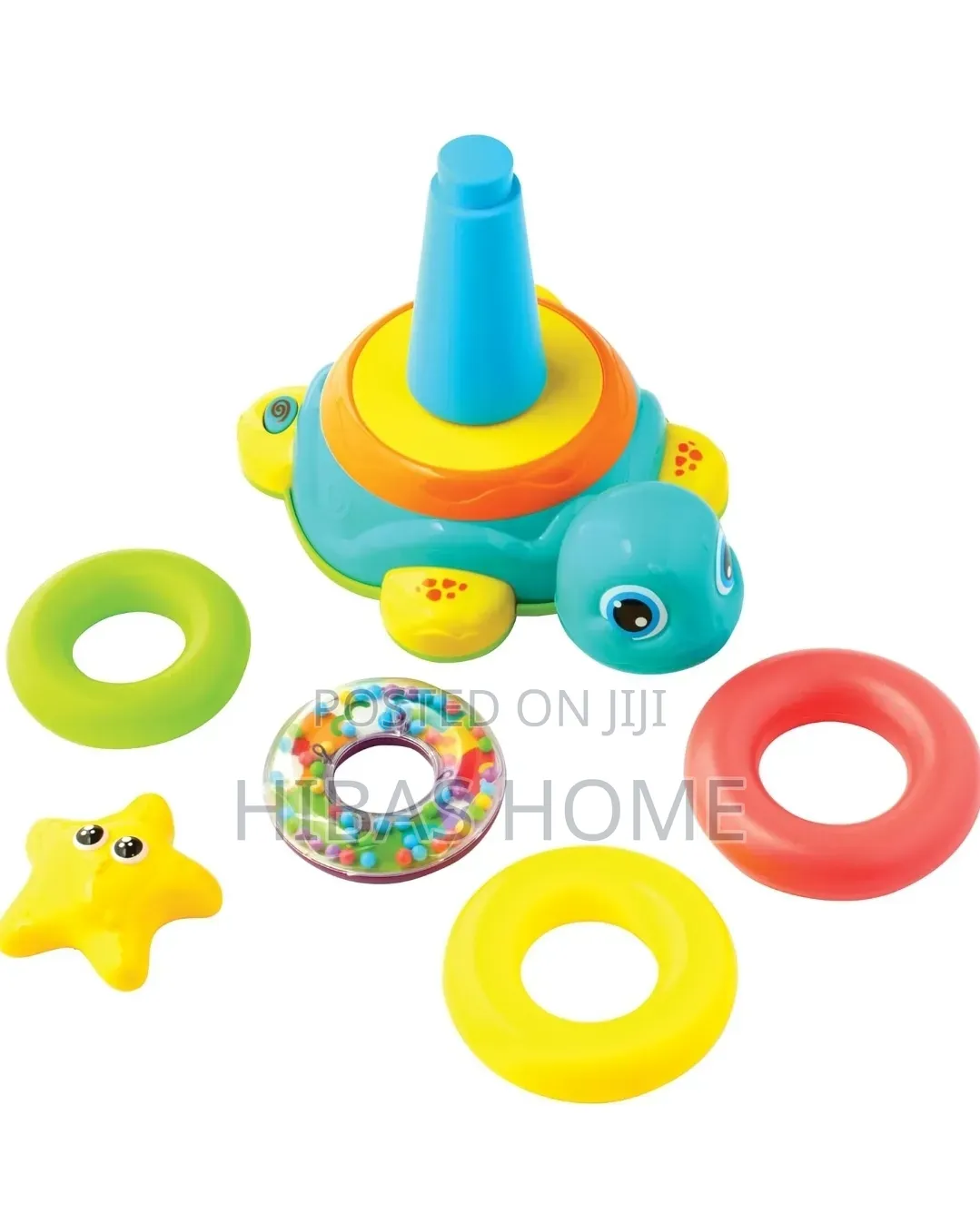 2in1 Bump Go Crawling Stackable Turtle Light Sound 6-12months
