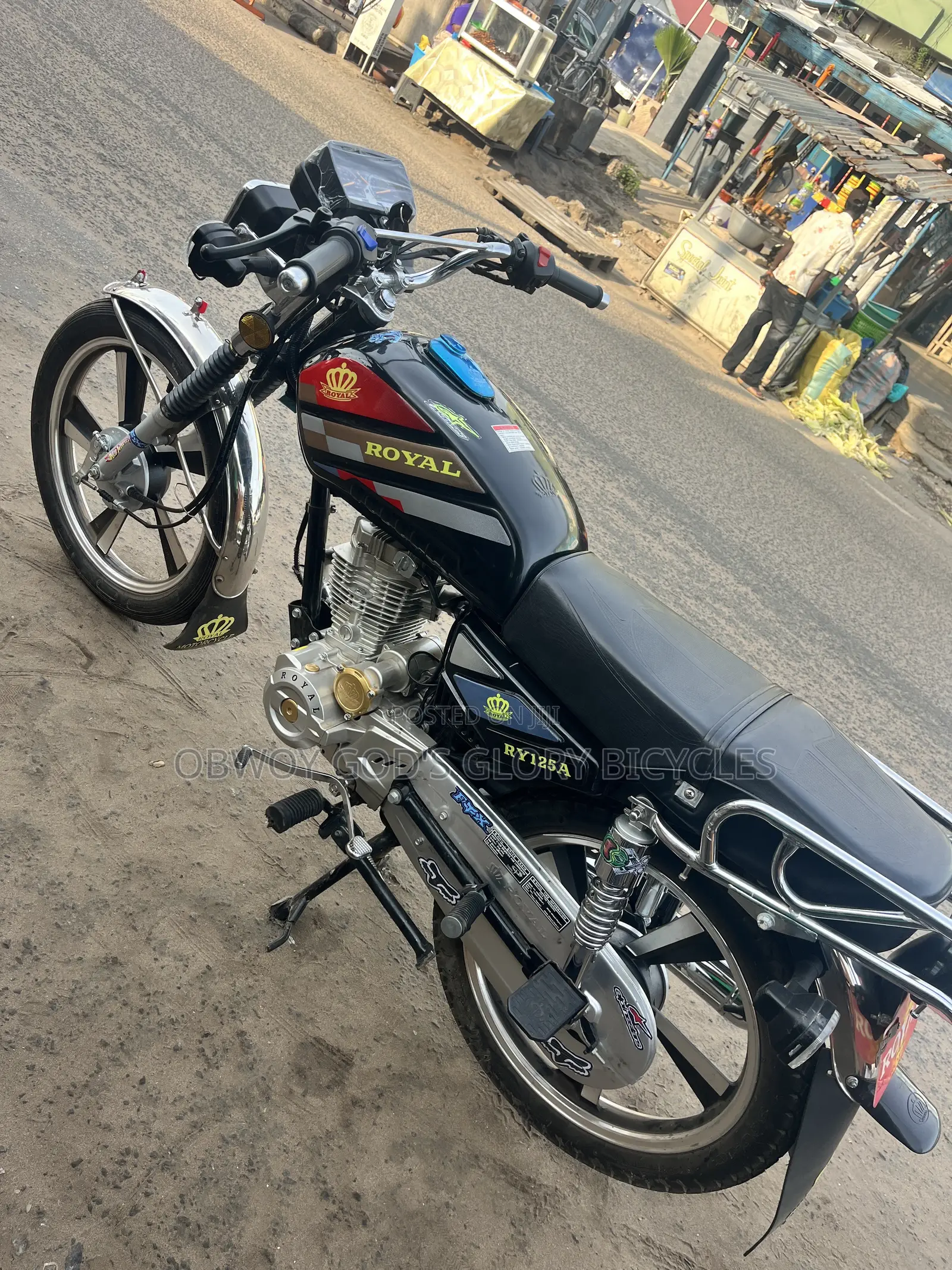 New Royal RY125 2026 Black