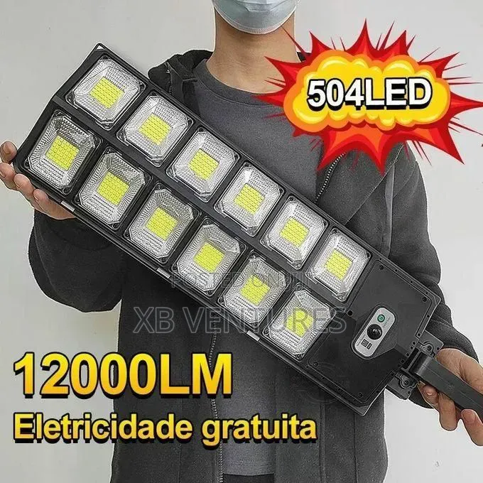 12000 Lumens 504 LED Solar Outdoor Motion Sensor Light -