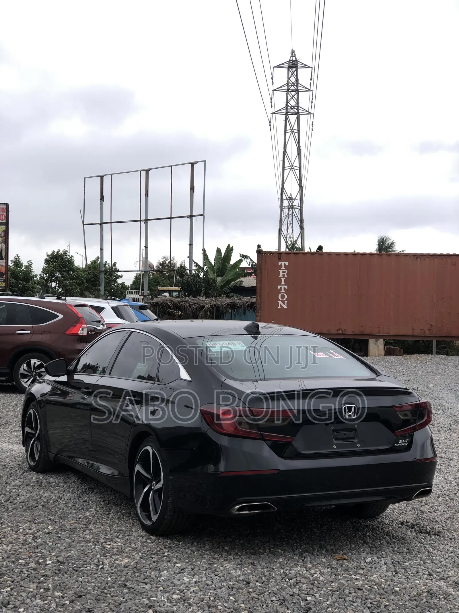 Honda Accord Sport (2.0L 4cyl Turbo 10A) 2019 Black