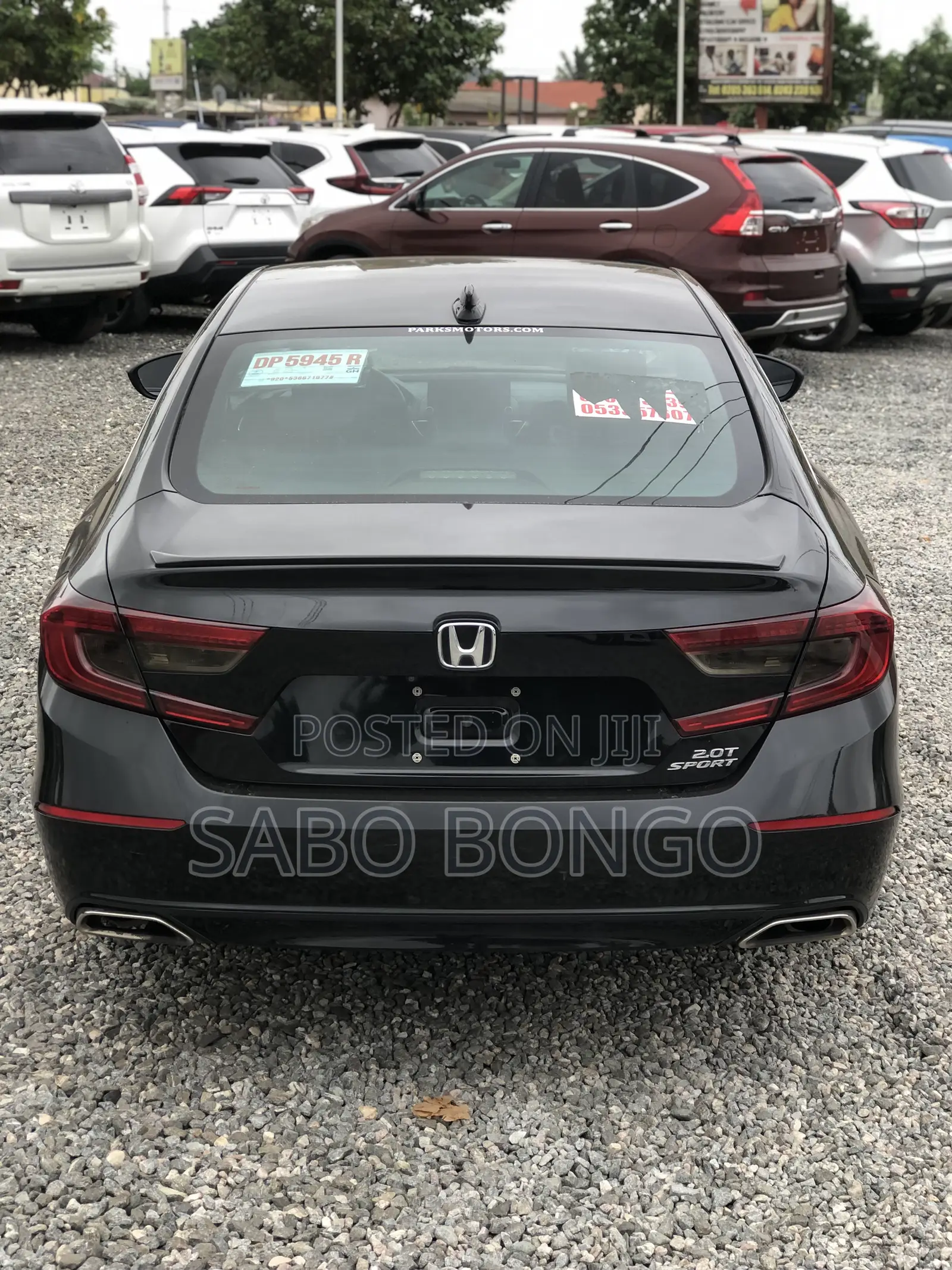 Honda Accord Sport (2.0L 4cyl Turbo 10A) 2019 Black