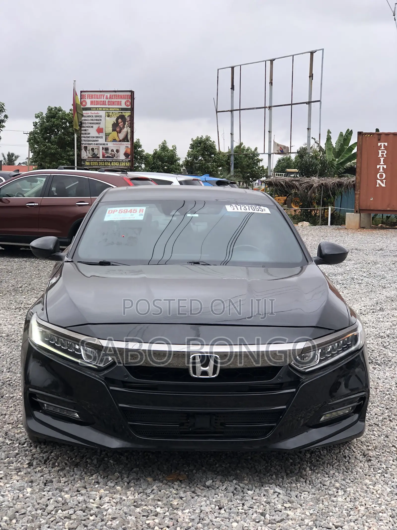 Honda Accord Sport (2.0L 4cyl Turbo 10A) 2019 Black