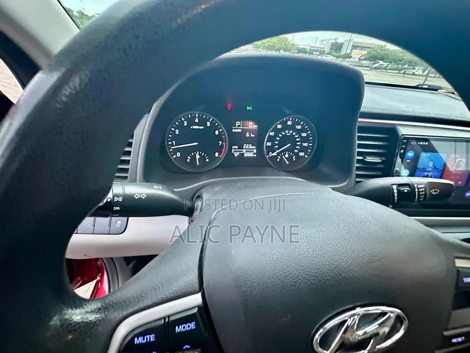 Hyundai Elantra 2017 Red