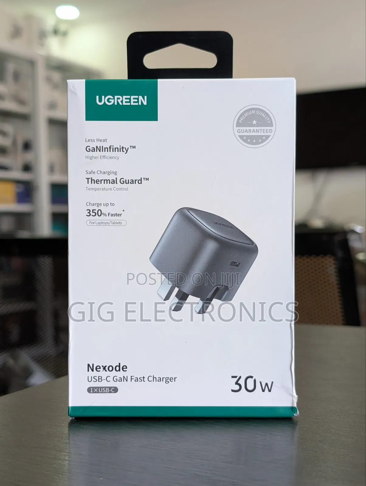 Ugreen 30W UK Pin Type-C GaN Fast Charger