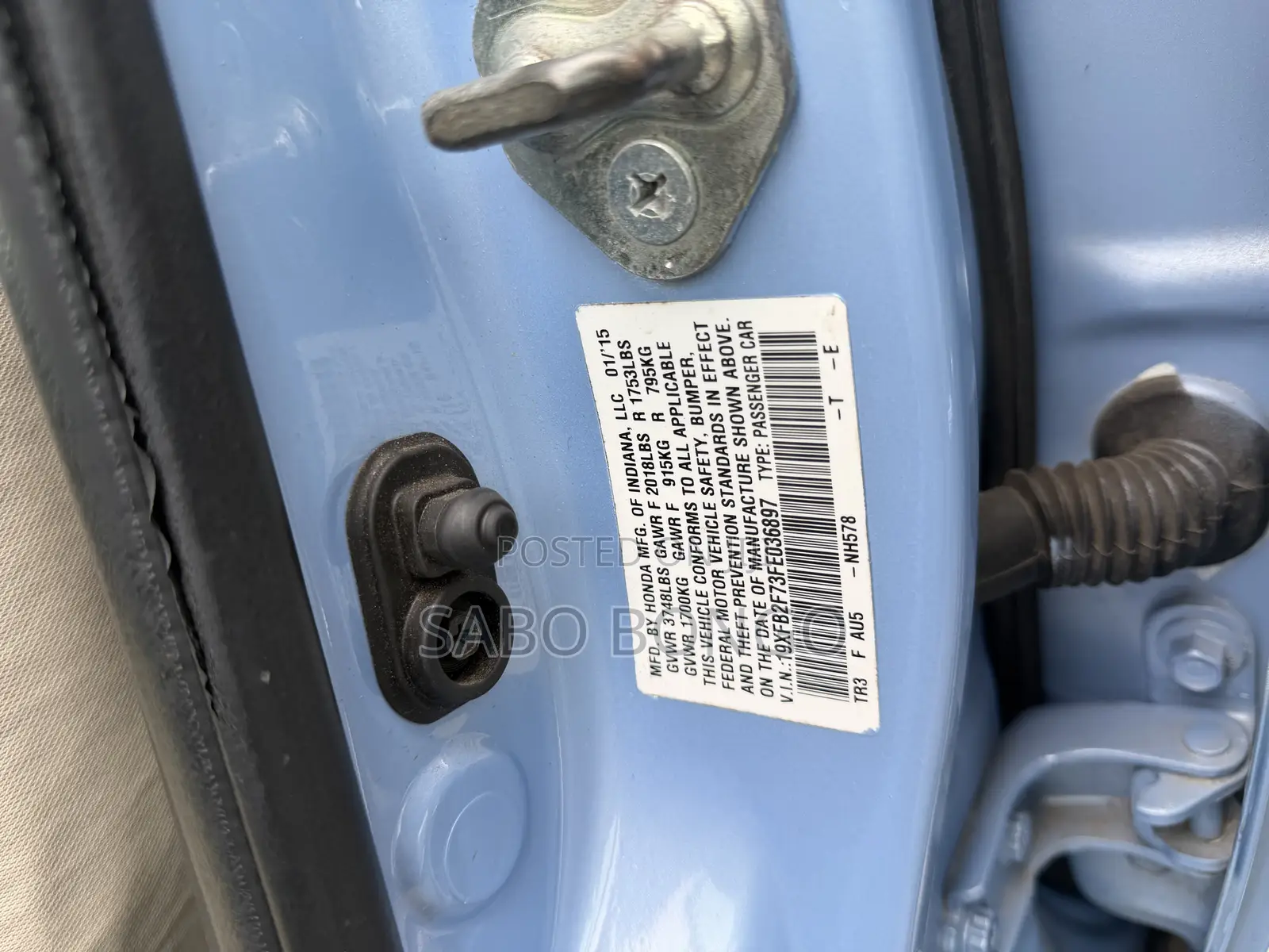 Honda Civic LX 4dr Sedan (1.8L 4cyl 5M) 2015 Blue