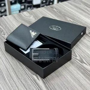 Luxury Men’s Belt Wallet Gift Set –Premium Leather Style in Gift Box