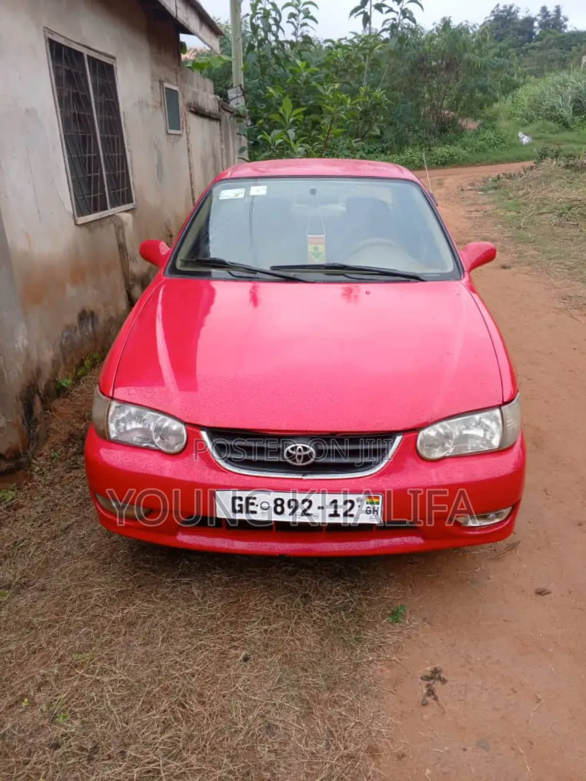 Toyota Corolla 2003 Red