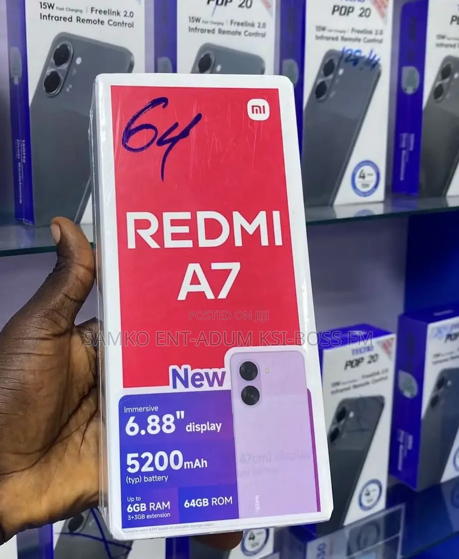 New Xiaomi Redmi A7 64 GB Black