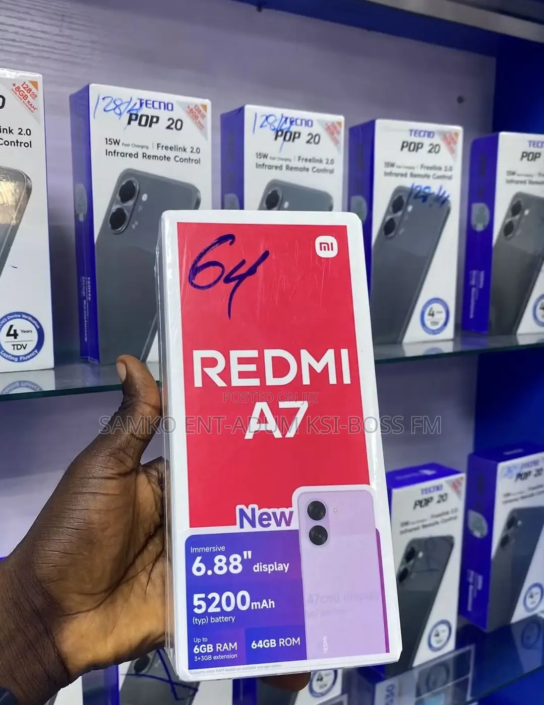 New Xiaomi Redmi A7 64 GB Black