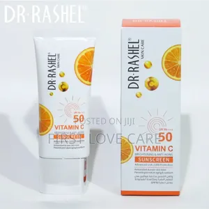 Dr Rashel SPF 50 P+ Vitamin C Brightening Anti - Aging Sunscreen