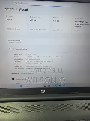 Laptop HP 15 4GB AMD SSD 128GB