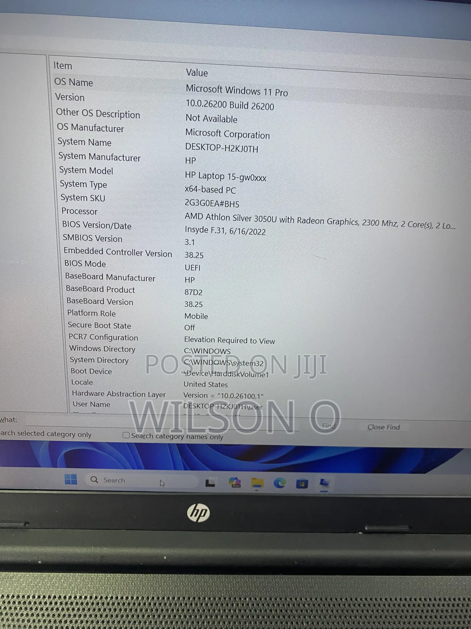 Laptop HP 15 4GB AMD SSD 128GB