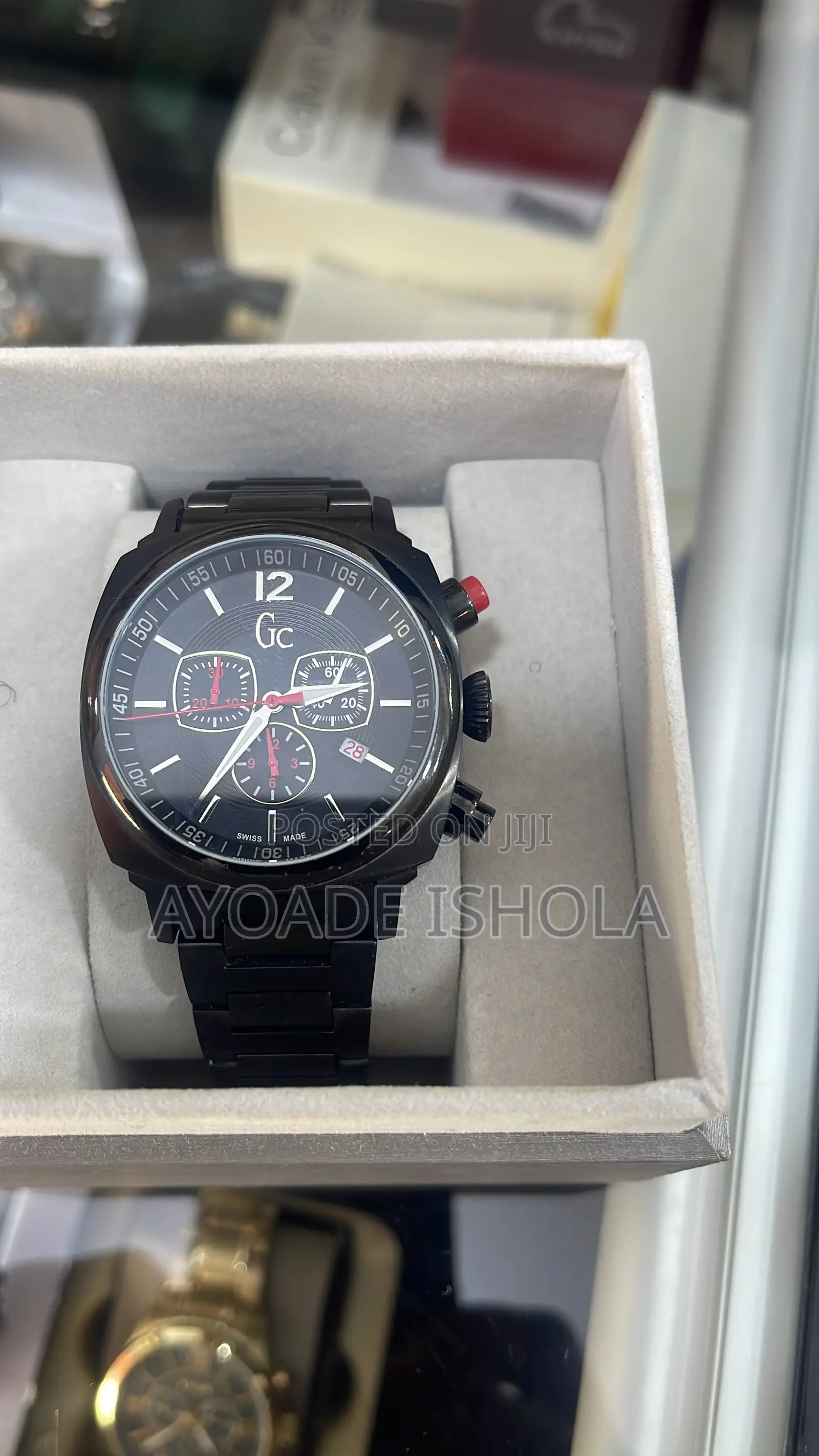 Gc Guess Chronograph PVD Steel Blackwatch