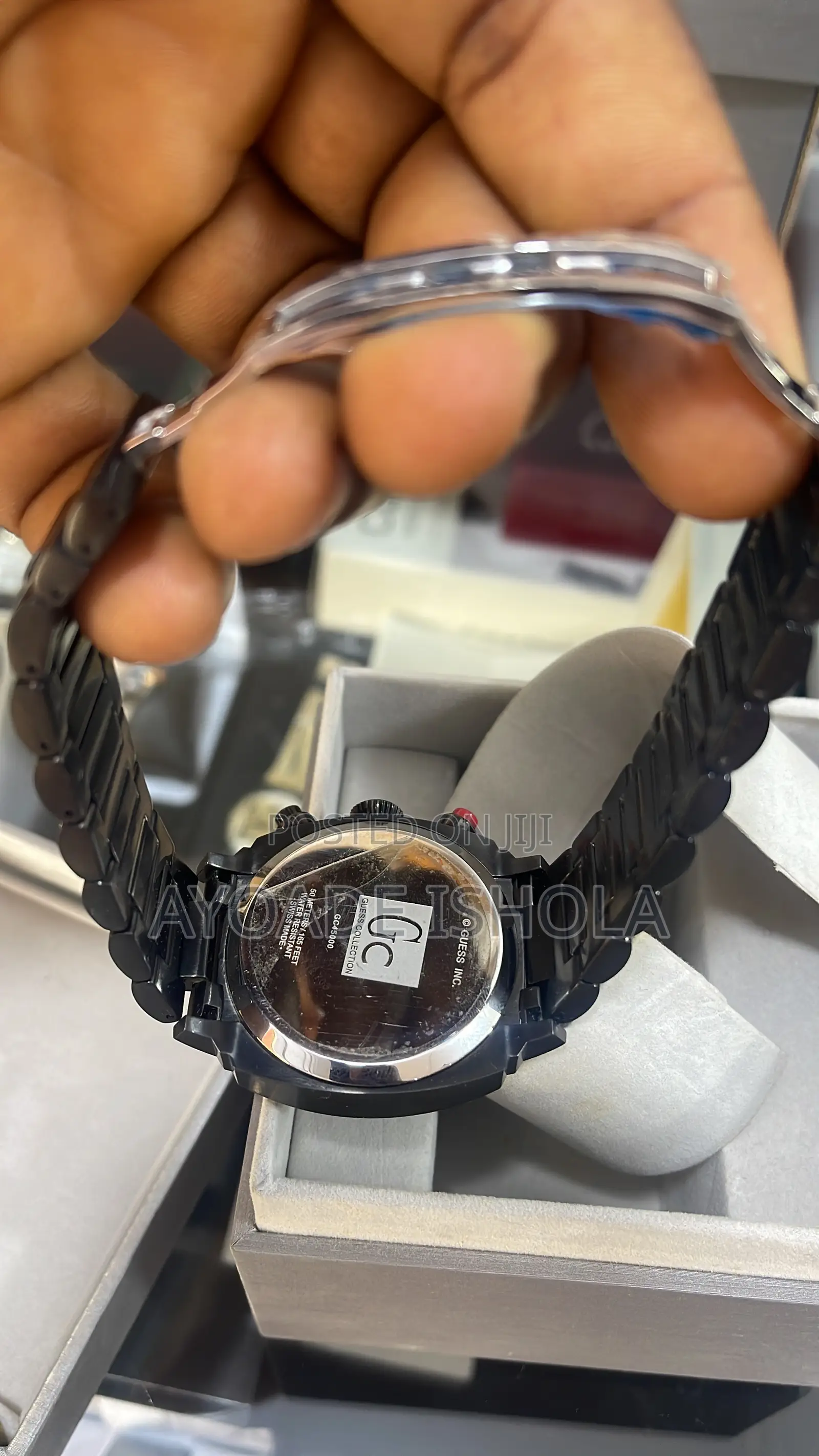Gc Guess Chronograph PVD Steel Blackwatch