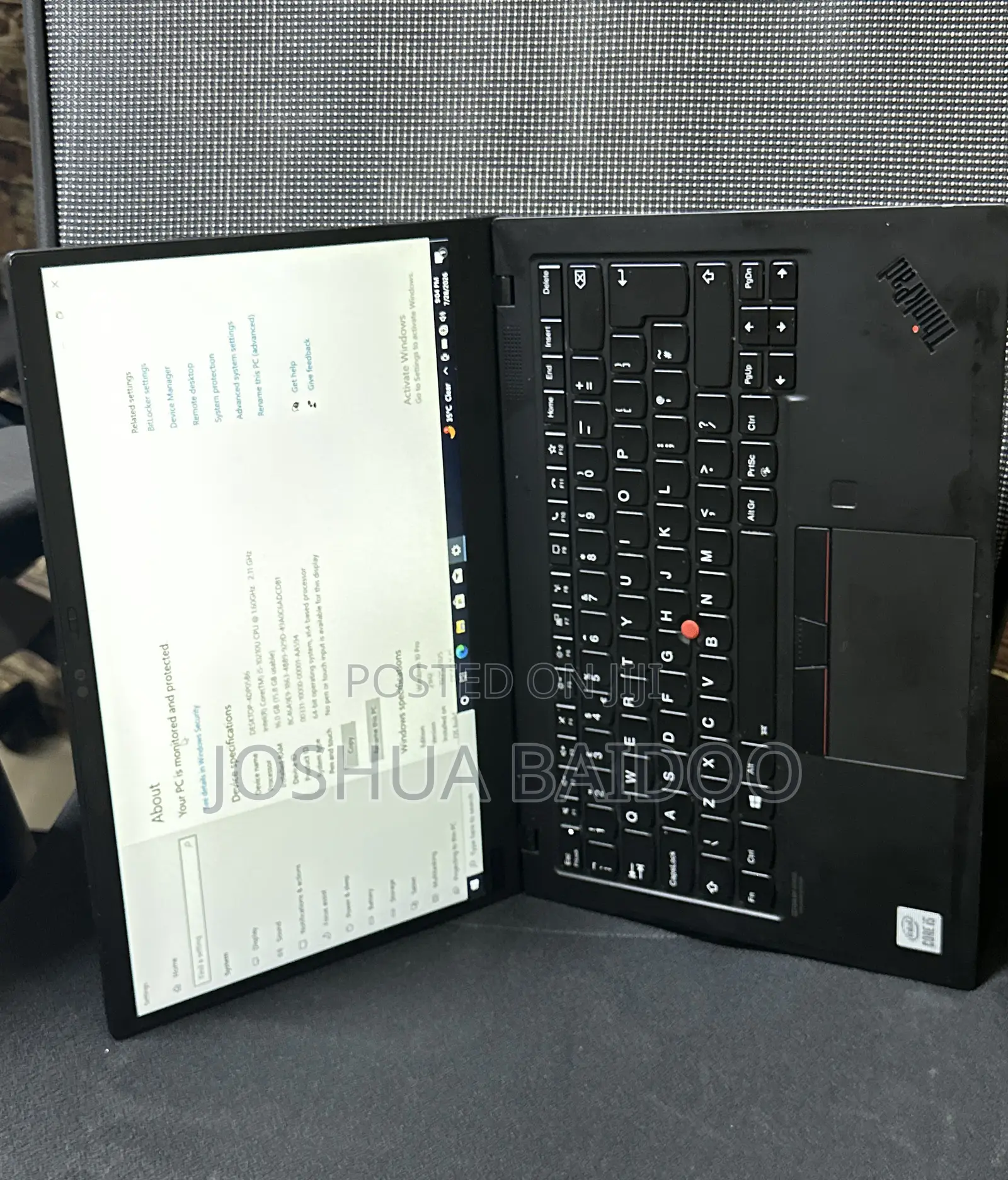 Laptop Lenovo ThinkPad X1 Carbon 16GB Intel Core i5 SSD 256GB