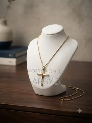 The Anchor Cross Pendant Unisex Necklace