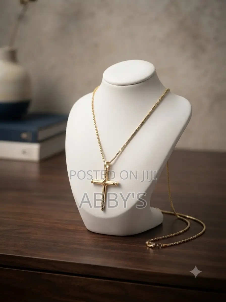 The Anchor Cross Pendant Unisex Necklace