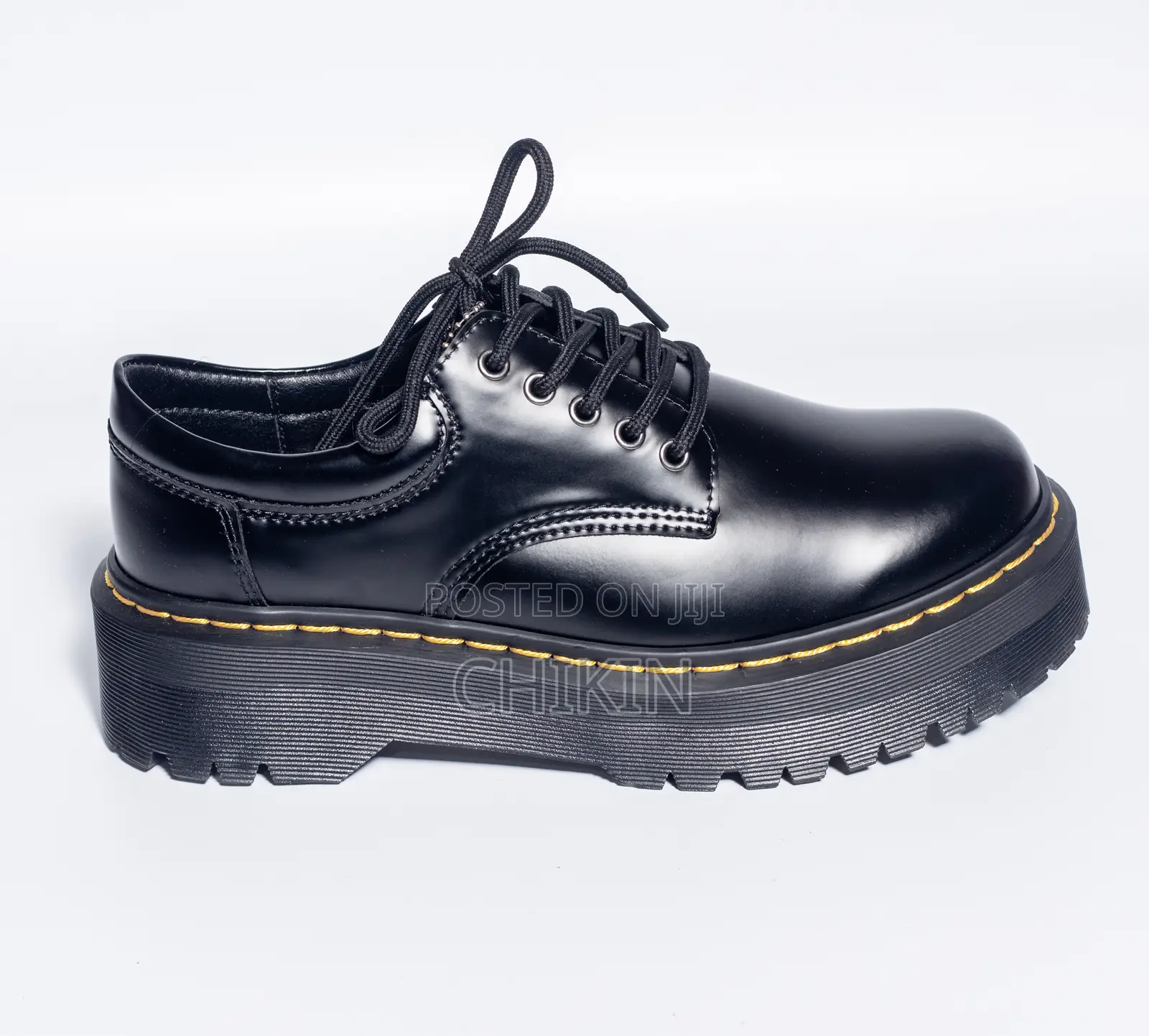 Dr Martens 8053 Quad Smooth Leather Platform Shoes