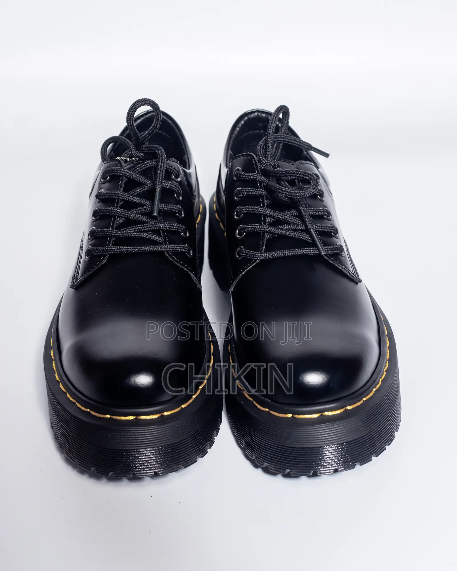 Dr Martens 8053 Quad Smooth Leather Platform Shoes