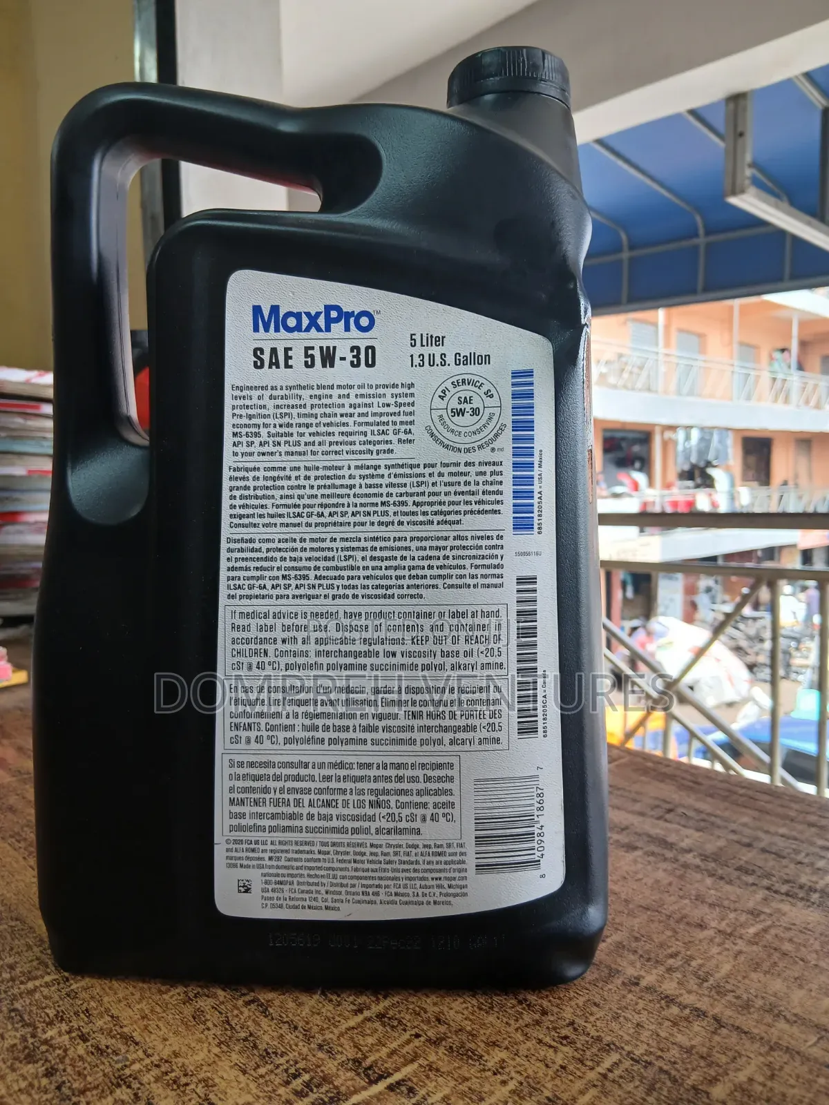 Original Mopar MaxPro SAE 5w-30 Synthetic Blend Engine Oil