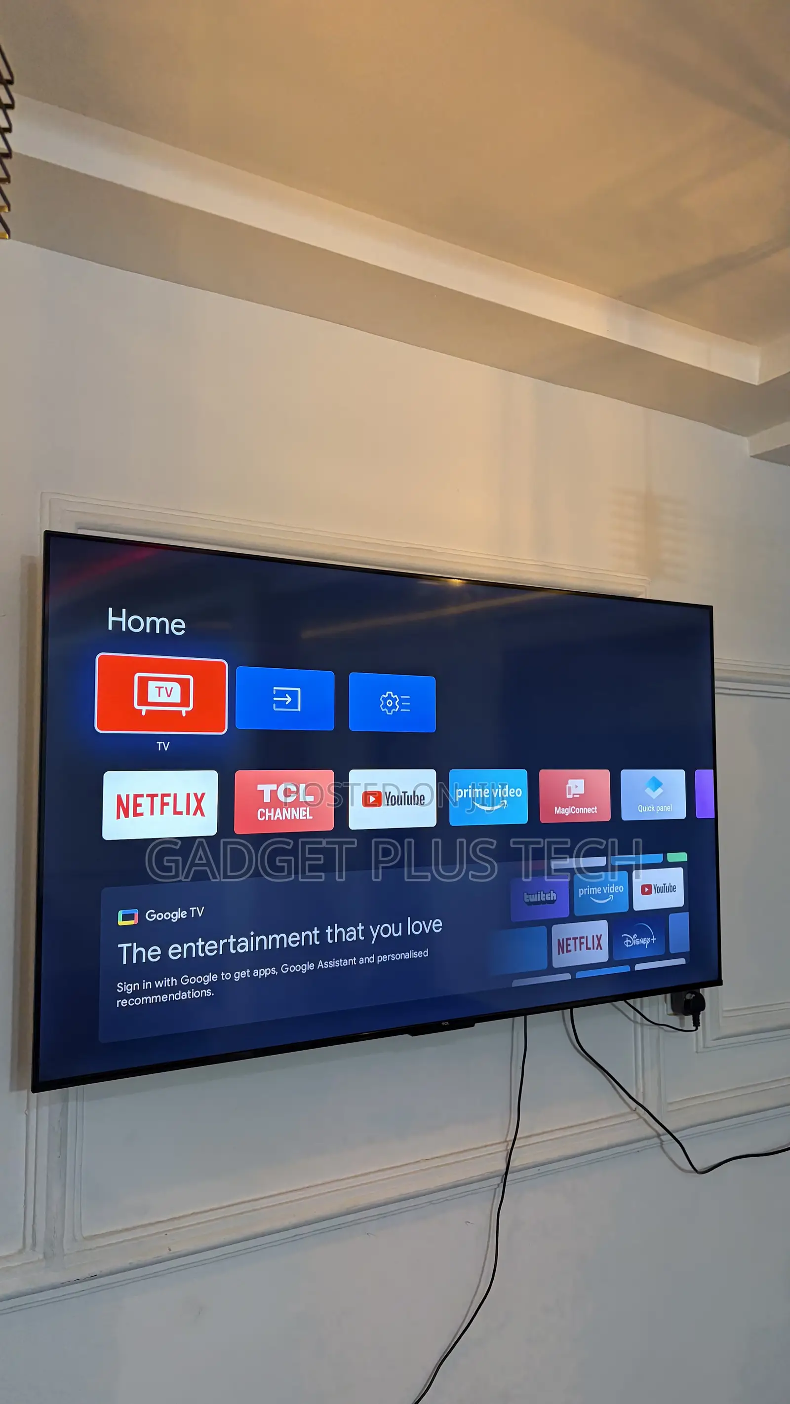 2023 65” TCL Google TV From Europe
