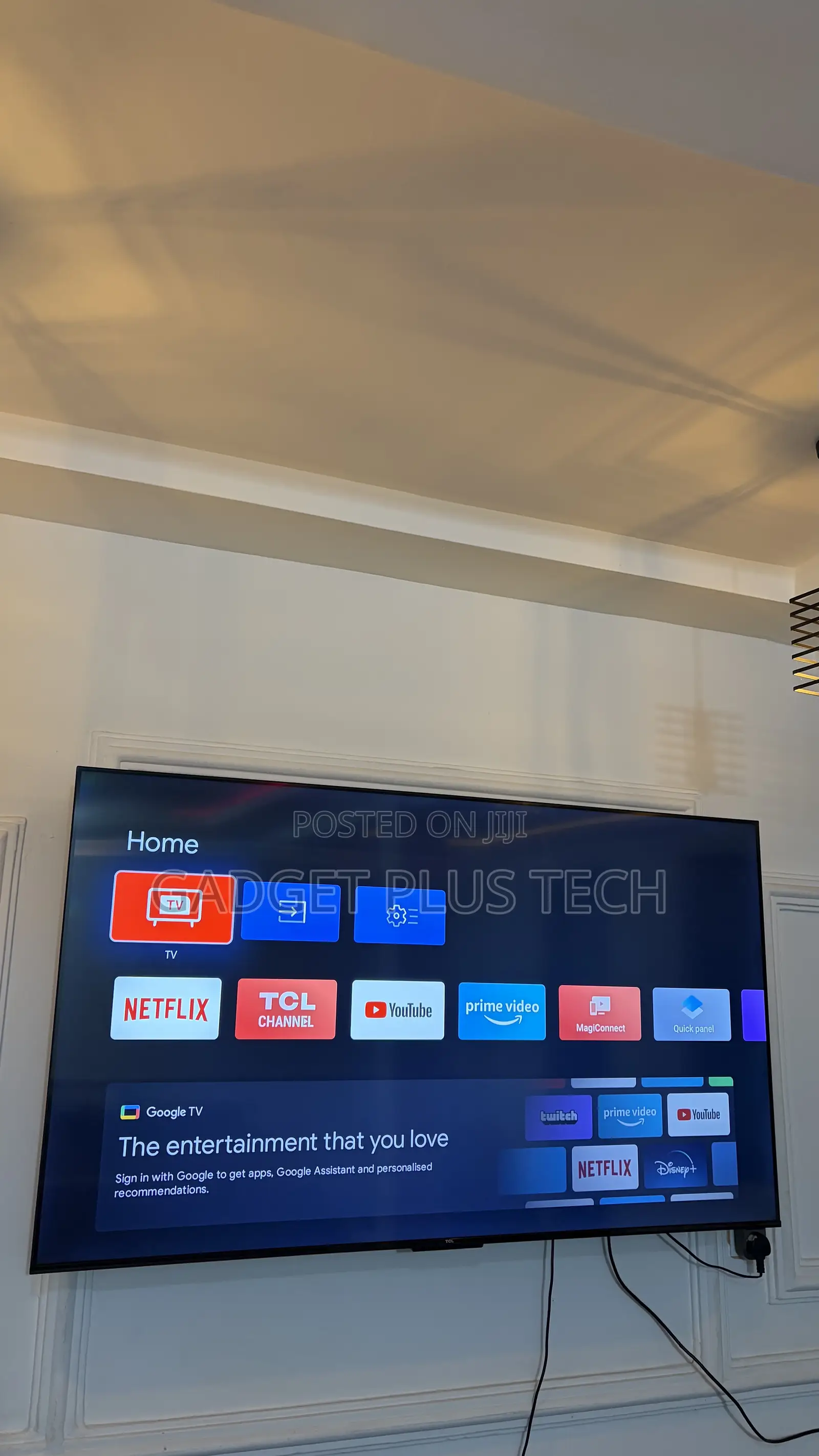 2023 65” TCL Google TV From Europe