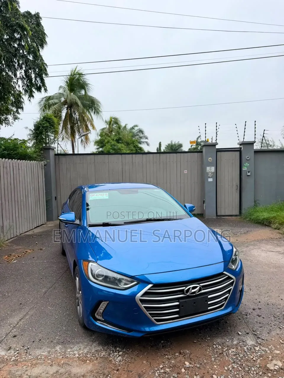 Hyundai Elantra 2017 Blue