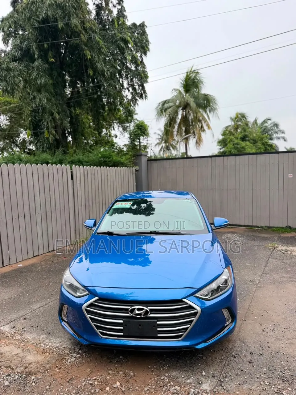 Hyundai Elantra 2017 Blue
