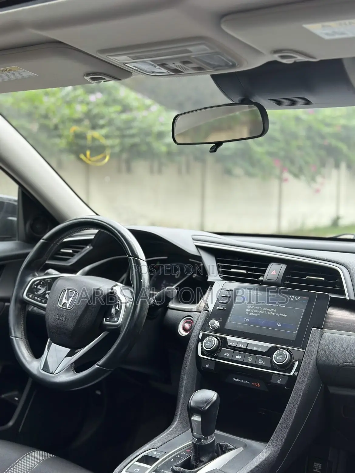 Honda Civic EX Sedan 2020 Black