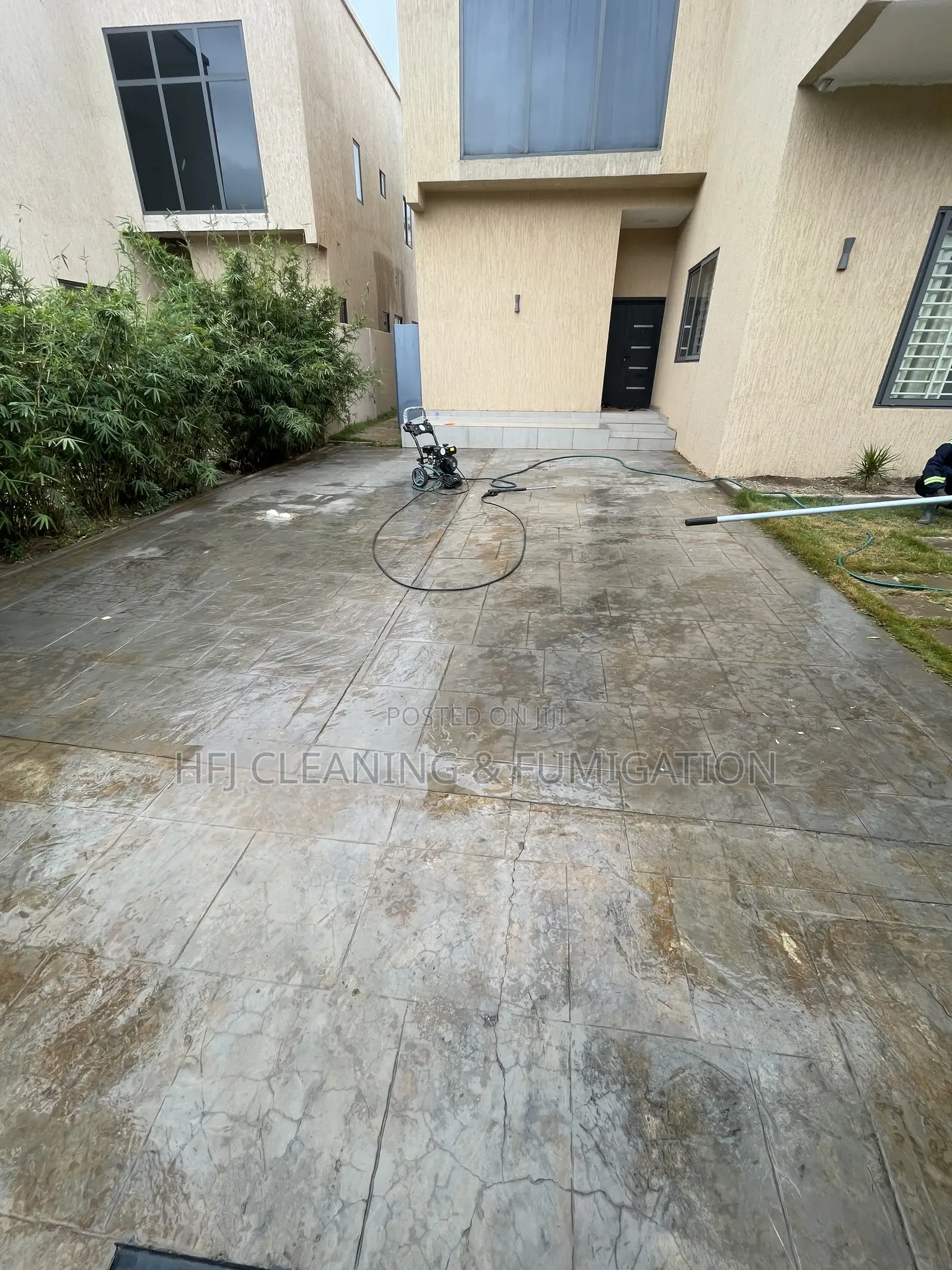 Compound Pressure Washing