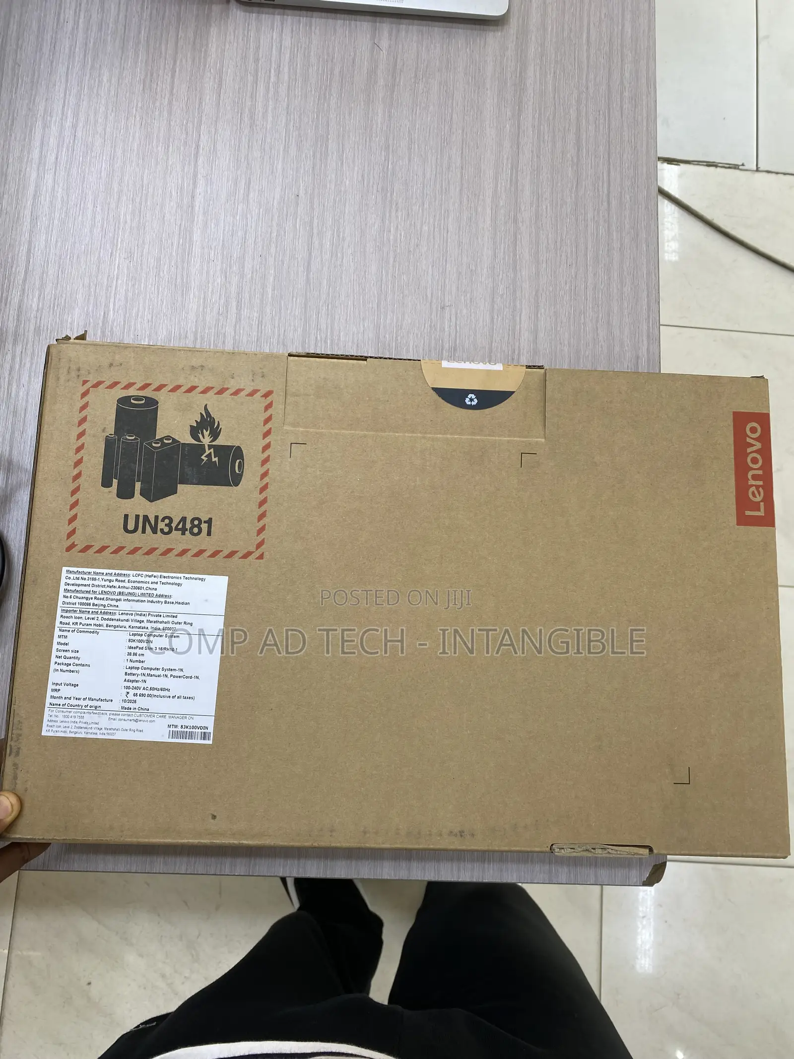 New Laptop Lenovo Ideapad 3 8GB Intel Core i5 SSD 512GB