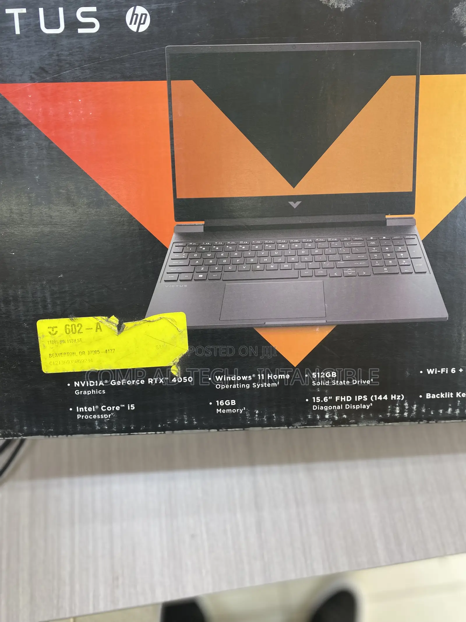New Laptop HP Victus 15 16GB Intel Core i5 SSD 512GB