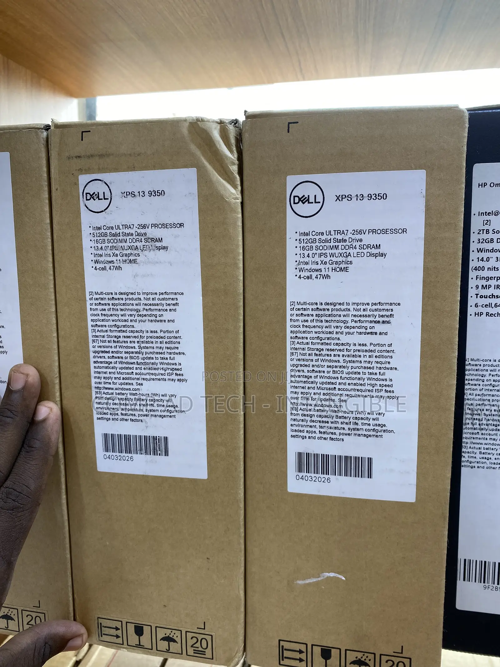 New Laptop Dell XPS 13 9350 16GB Intel Core Ultra 7 SSD 512GB