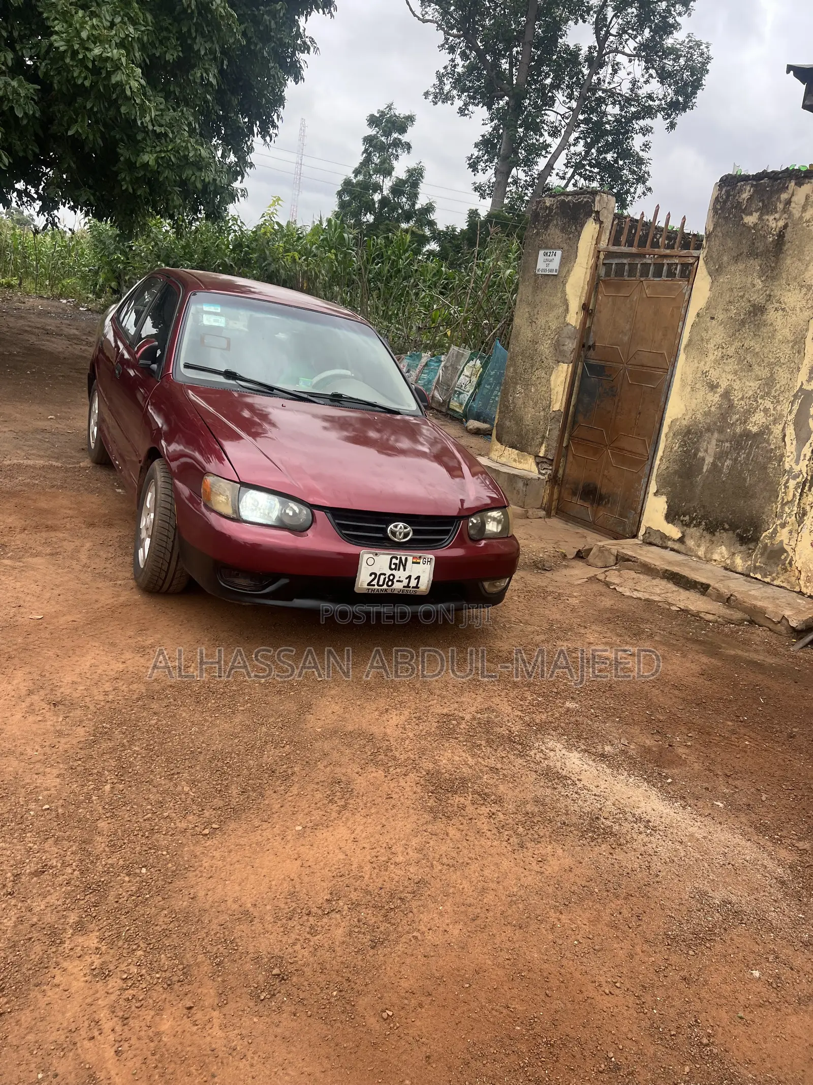 Toyota Corolla 2001 Red
