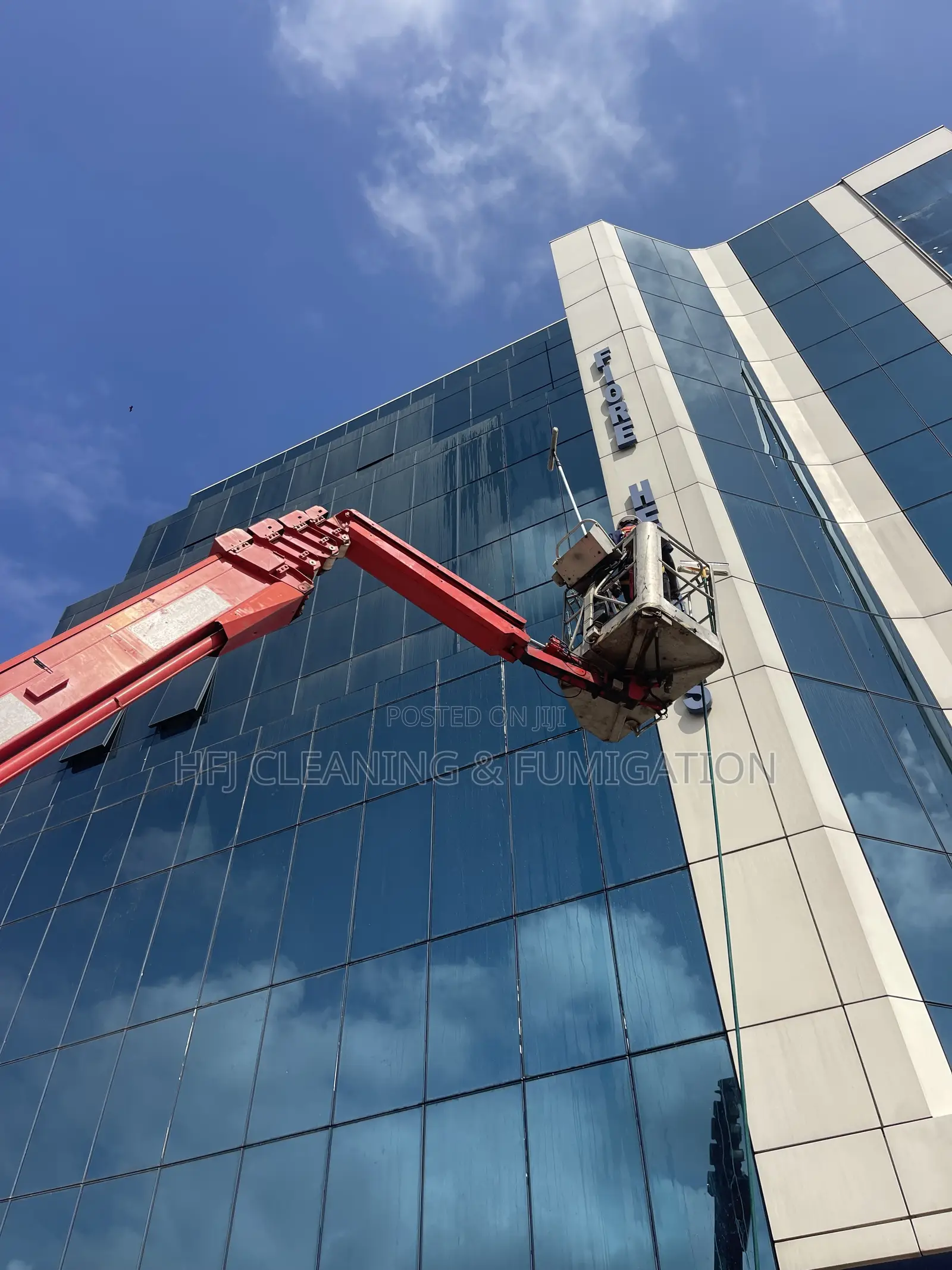 High Rise Facade Cleaning