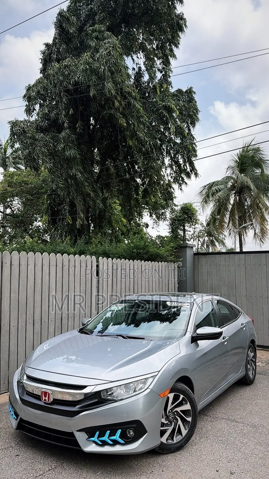 Honda Civic EX Sedan 2018 Silver
