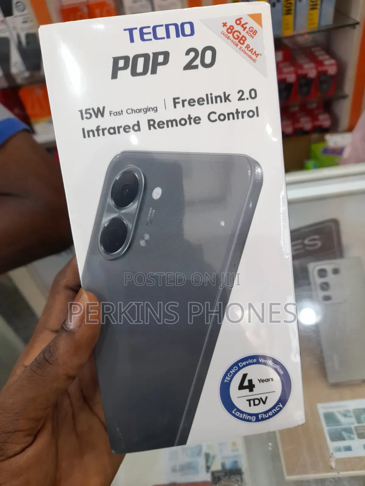 New Tecno Pop 20 64 GB Black